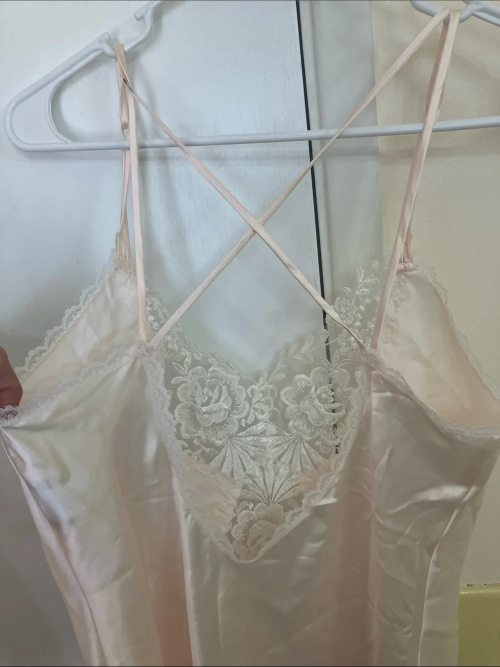 Vintage DENTELLE Chemise + Matching Robe Set Size: Small